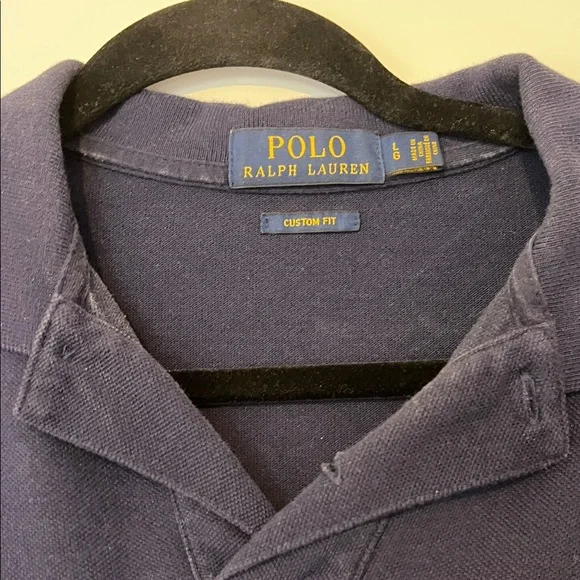Polo by Ralph Lauren Men's Navy Polo Shirt - Picture 3 of 5